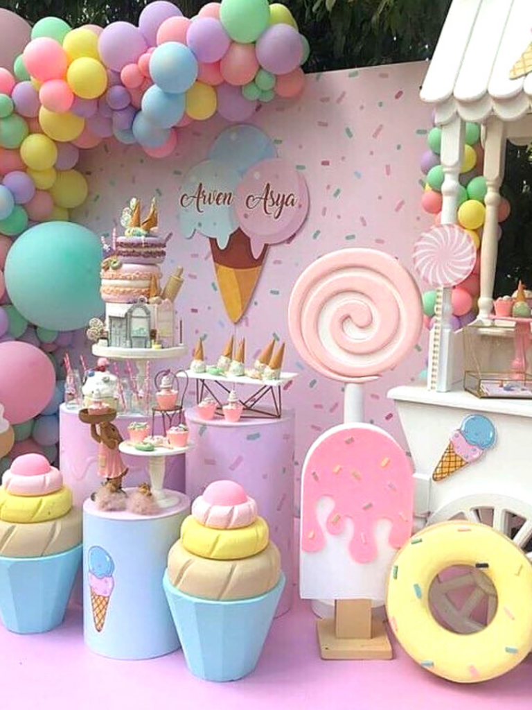 candy theme birthday decor